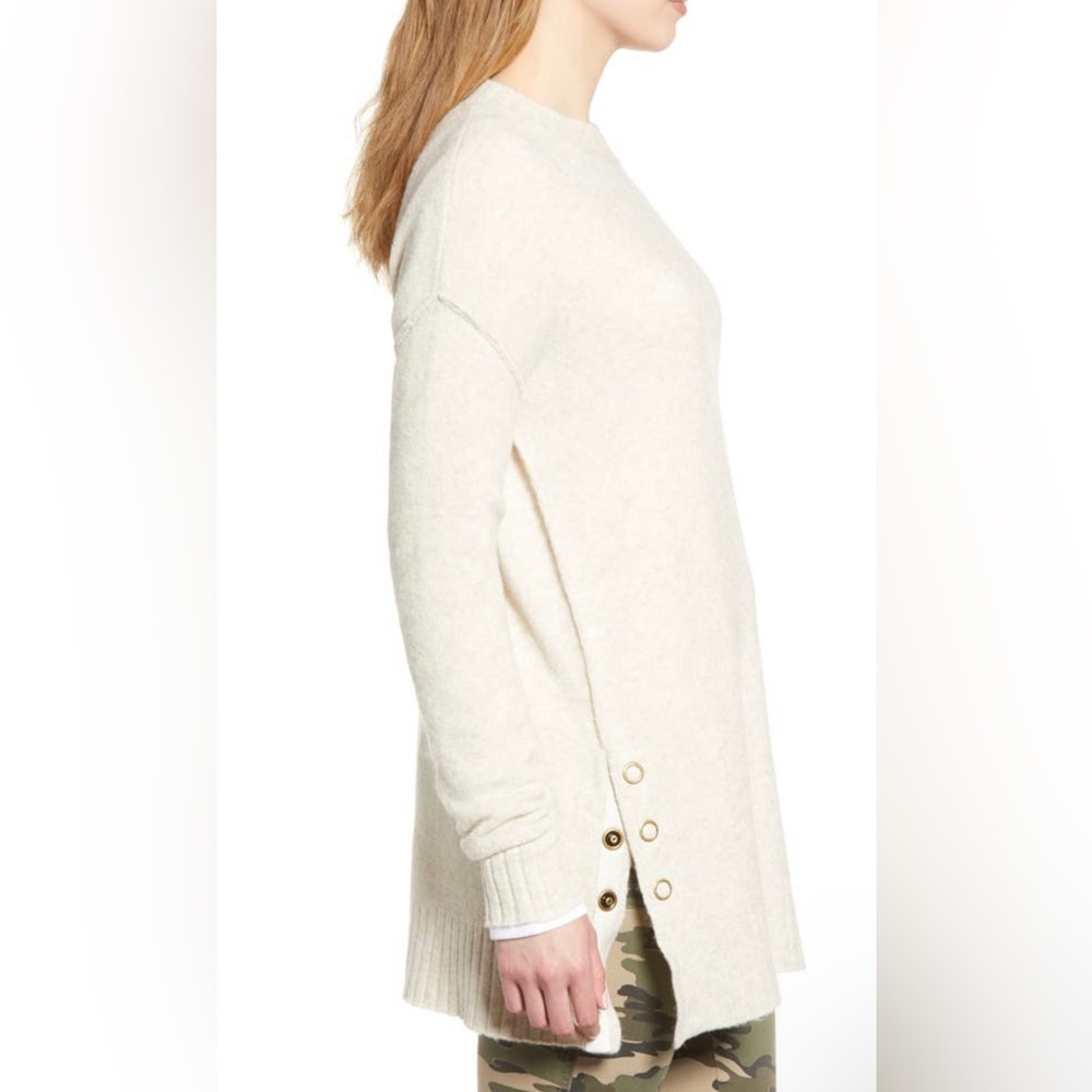 Caslon Side Snap Tunic Sweater